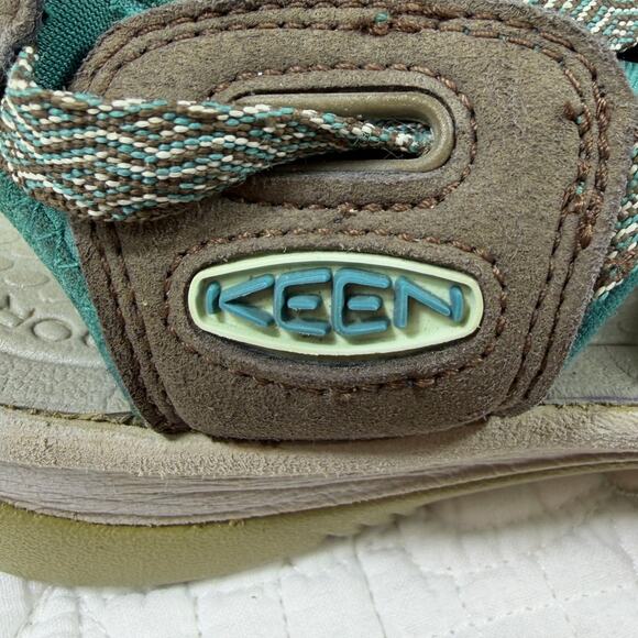 Keen Women 8.5 Whisper Waterproof Aqua Brown Hiking Outdoor Casual  Sandals - Picture 2 of 10